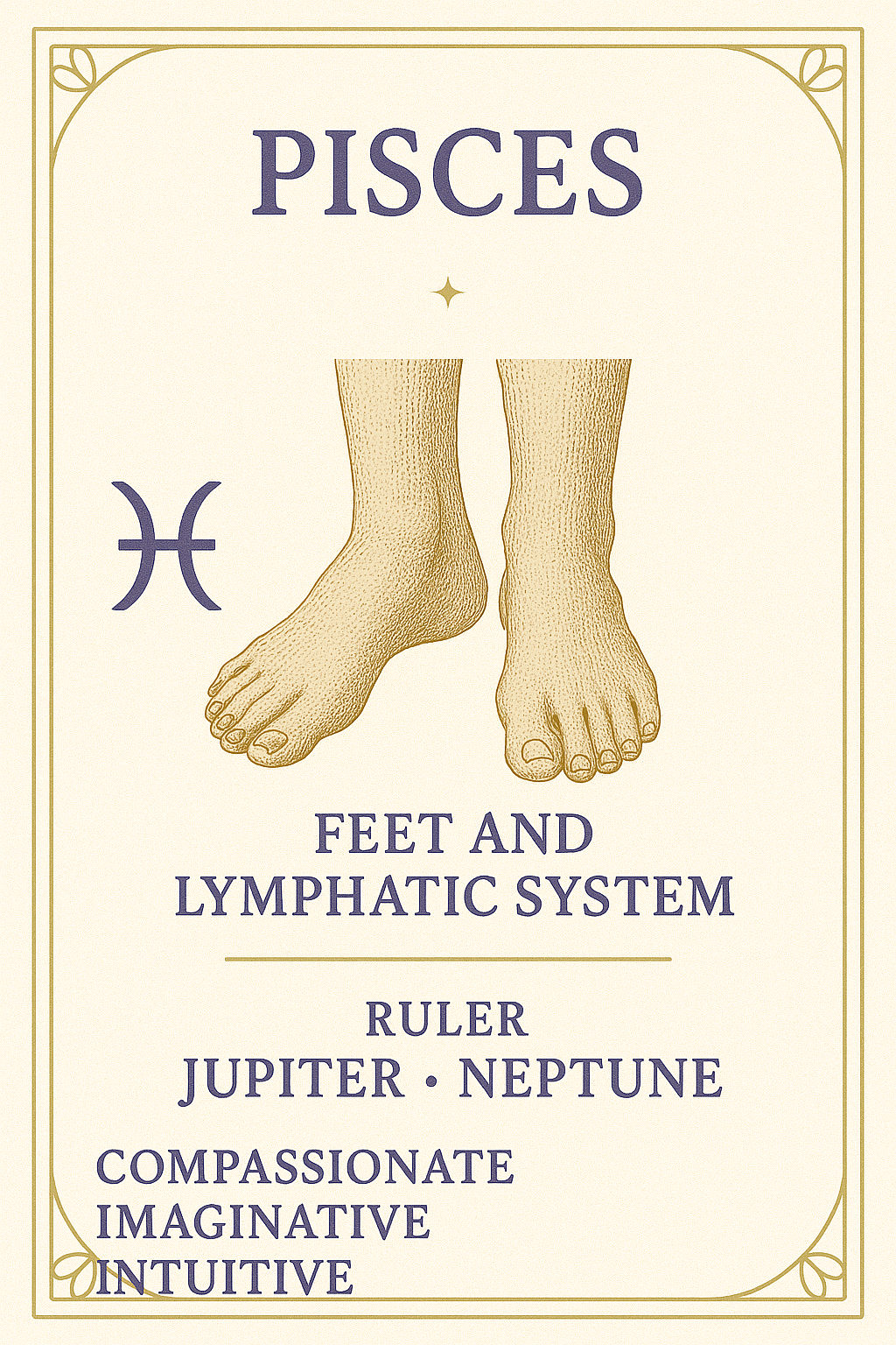 Zodiac Body Cards: Astrological Anatomy of the 12 Signs